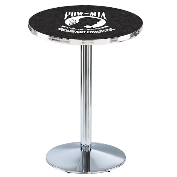 42" Chrome POW/MIA Pub Table
